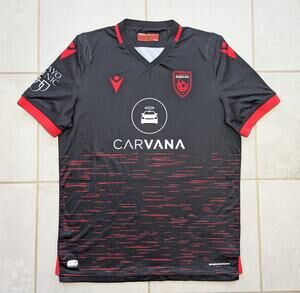 Macron Men's Medium Phoenix Rising 2019/20 Away Black Jersey Performance